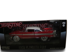 1958 Plymouth Fury Die Cast Car 1:24 Scale Christine Movie New Sealed In... - £31.56 GBP