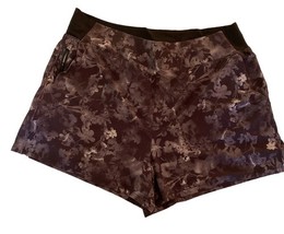 Athleta Black Floral Athletic Shorts Size 20 - $28.49