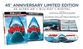 Jaws 4K UHD+2D Blu-ray Lens FullSlip + Booklet (Amaray, not steelbook)-
show ... - £30.43 GBP