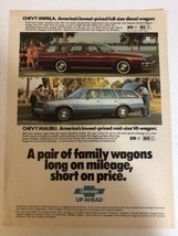 1981 Chevy Impala Car Vintage Print Ad Advertisement  PA3 - $7.91