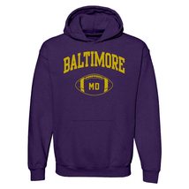 UGP Campus Apparel Baltimore Classic Football Arch - Athletics Sport Hoodie - Sm - £38.59 GBP