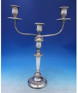 Gadroon Silverplate Candelabra 18&quot; x 13&quot; (#5605) - $3,436.79 MXN