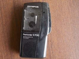 Olympus Pearlcorder S700 Handheld Microcasset Recorder Tested Works - £16.01 GBP