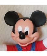 Disney Learn To Dress Me Plush Rubber Face  Mickey Mouse Doll 15&quot; Vintag... - £9.84 GBP