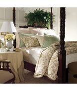 RALPH LAUREN ROMANTIC TRAVELER PAISLEY COTTON/SATEEN S/PILLOWCASES 2PC B... - $59.84