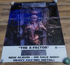 Iron Maiden The X Factor Original Promo International Poster Double Side... - $6,216.22 MXN