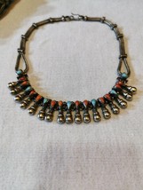 Antique Tribal Ethnic Choker Necklace, Sterling Silver  Choker, Tribal E... - $349.00