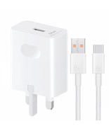 HUAWEI 66W Super Wall Charger + 6A USB-C Cable - Ultra-Fast Charging Ada... - £15.68 GBP