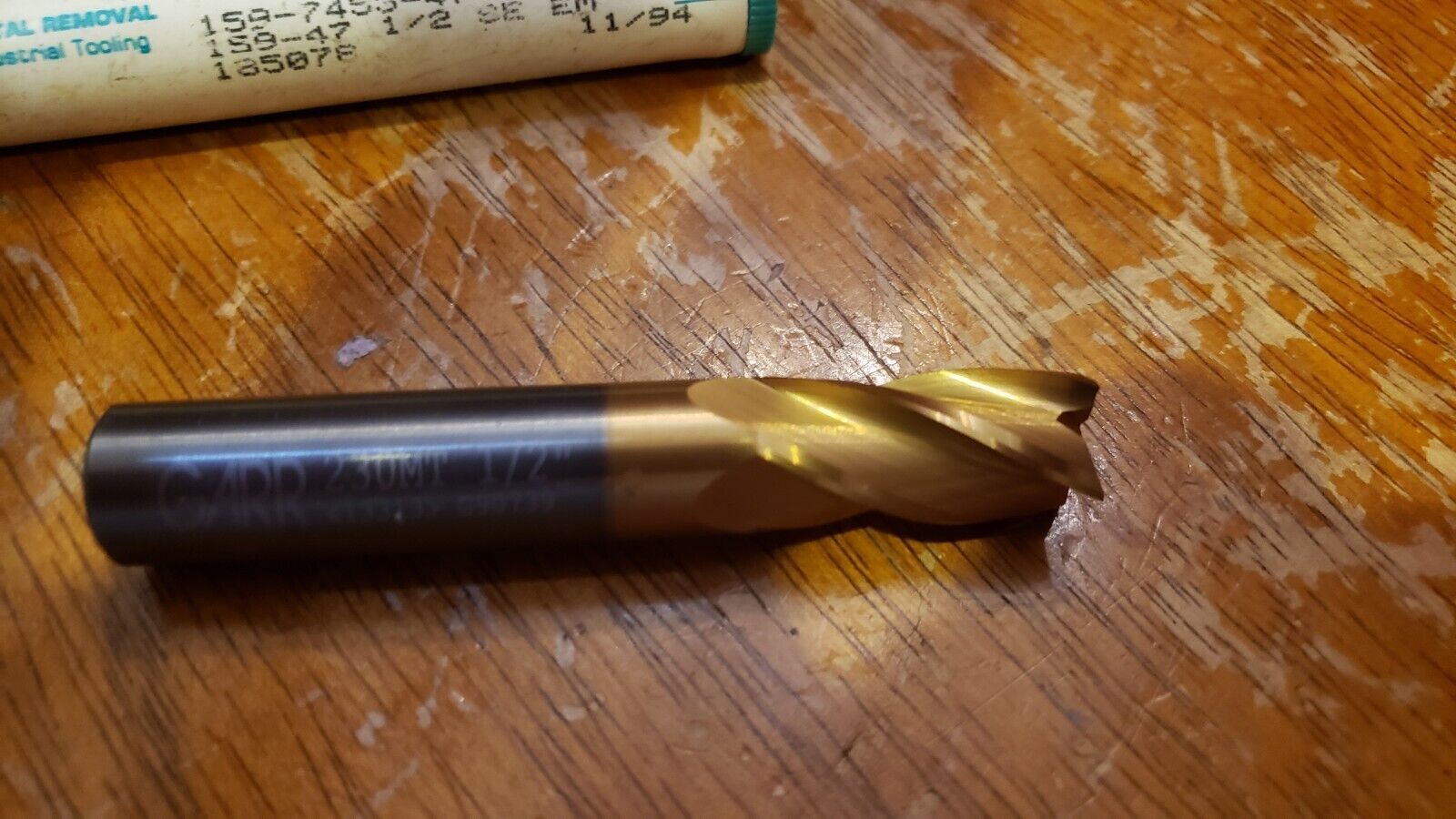 NEW Garr Center Cut Carbide 1/2&quot; 4-flute End Mill EM 3&quot; OAL # 13313 / 230MT - $37.99