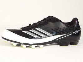 Adidas Scorch X Field Turf Football Cleats Black &amp; White Mens NWT - £79.69 GBP