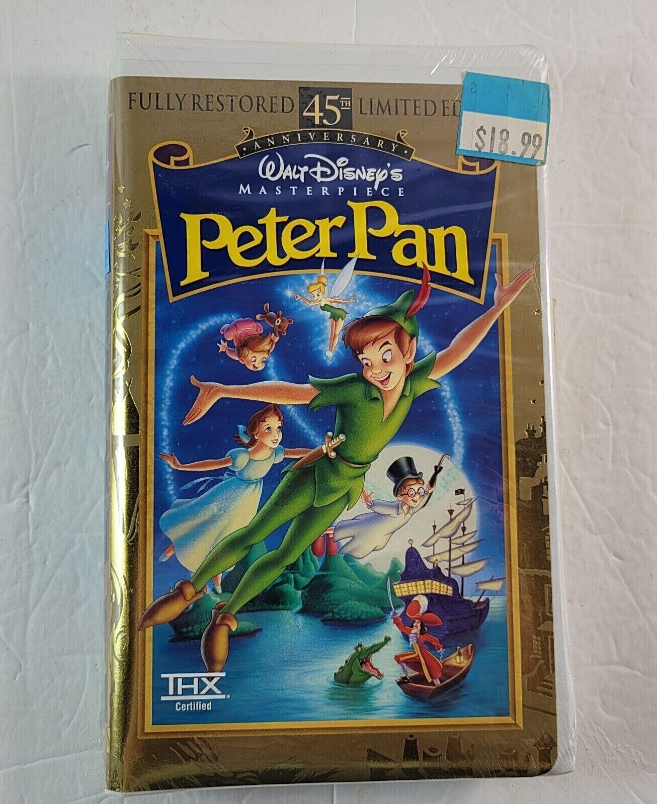 Primary image for Walt Disney VHS Peter Pan 45th Anniversary Fully Restored Limited Edition SEALED