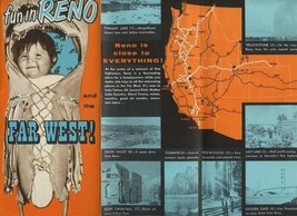 Fun In Reno Nevada and the Far West Brochure 1950&#39;s Hotels Gambling - £29.02 GBP