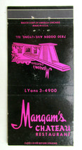 Mangam&#39;s Chateau Restaurant - Lyons, Illinois 30 Strike Matchbook Cover ... - £1.58 GBP