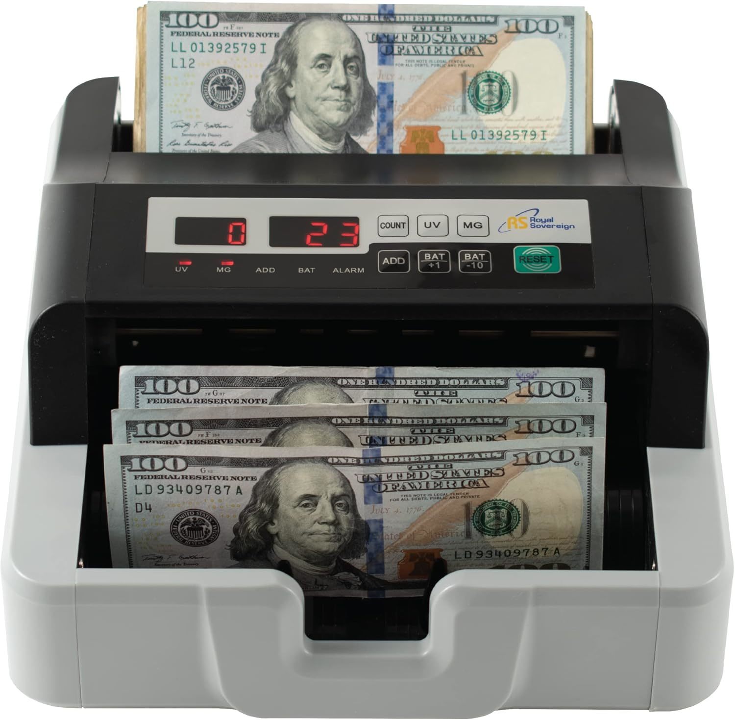 Royal Sovereign USD High Speed Bill Counter with UV/MG Counterfeit...  - $145.48