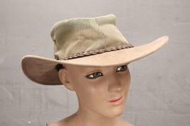 Christopher Jozy Australia Horizon Breeze Tan Mesh Western Hat Mens Smal... - £16.57 GBP