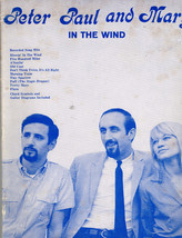 Peter, Paul and Mary, In the Wind, Songbook w/ Blowin in the Wind, Pretty Mary - £5.49 GBP