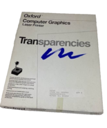Oxford Computer Graphics Laser Printer Transparency 8 1/2 x 11 Sheets 07... - $14.36