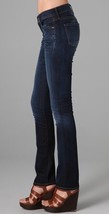 New Womens Designer Citizens of Humanity Ava Straight Dark Jeans 24 USA Distress - £86.17 GBP