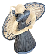 VTG Corn Husk Winged Angel Doll 1988 Praying Bohemian Ornament Indoor De... - $27.74 CAD