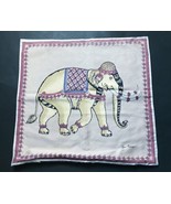 Boho Jim Thompson Light Pink Silk Elephant Throw Pillow Cover Pillowcase - $15.84
