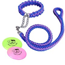 Mountain Climbing Rope Dog Leash &amp; Frisbees, Fr.6 ft - M &amp; L Dogs - £4.19 GBP