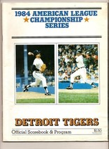 1984 ALCS Game Program Royals @ Detroit - $72.78