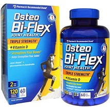 2 Pack Osteo Bi-Flex Triple Strength Vitamin D Nutritional Supplement, 120 Count - £29.54 GBP