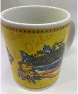 2002 Hilo Hattie Island Heritage Diamond Head Coffee Tea Mug Cup yellow ... - $6.47 CAD