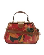 NWT Patricia Nash Gracchi Spring Multi Leather Frame Satchel  $249 - $98.01