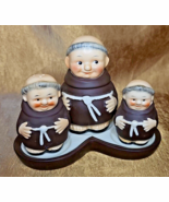 Vintage Goebel Friar Tuck 6 pc Condiment Set w/Toes 1950-1959 Complete S... - $195.99 CAD