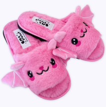 Halloween Shoes Cute Bat Slippers With Wings Winter Warm Home Slippers Women Men - £17.68 GBP