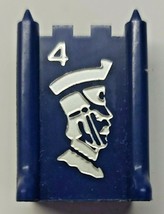 1970 Milton Bradley Stratego Board Game Replacement &quot;Blue 4 Major&quot; PB113 - $1.99