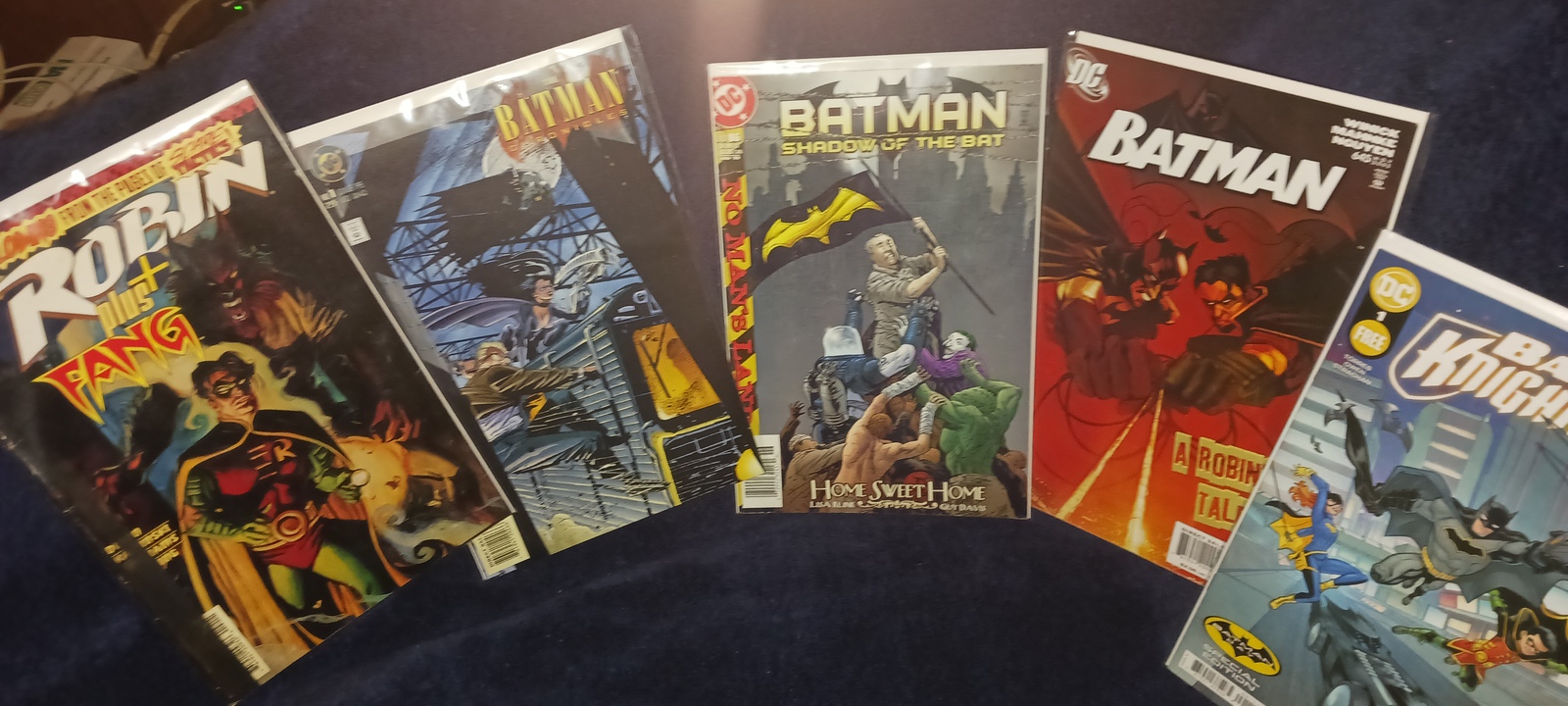 5 BATMAN NOVELs OF STUNNING TITLES/ 5 GREAT COVERS PLs LOOK CARFULLY / f... - $29.99