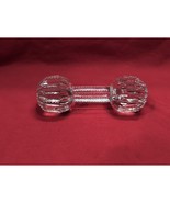 American Brilliant Antique Zipper Cut Crystal Knife Rest, Vtg Decor, Tab... - $376.33 MXN