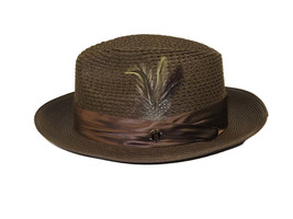 Men&#39;s Summer Spring Braid Straw style Hat by BRUNO CAPELO JULIAN JU918 B... - £43.45 GBP