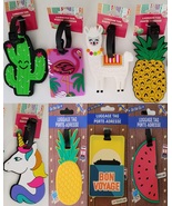 Luggage Tags, Select: Cactus, Llama, Unicorn, Pineapple, Flamingo or Bon... - £2.32 GBP+