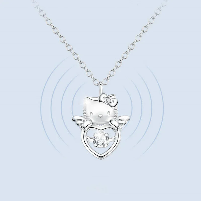 2023 New Sanrio HelloKitty Pendant Necklace Clavicle Chain Adjustable - £10.62 GBP