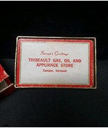 Vintage Thibeault Gas Oil Canaan Vermont VT Advertising Deck of 52 Playi... - $19.53
