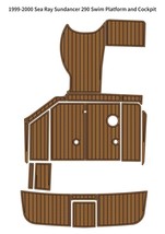 1999-2000 Sea Ray Sundancer 290 Swim Platform Cockpit Pad Boat EVA Teak ... - £560.10 GBP