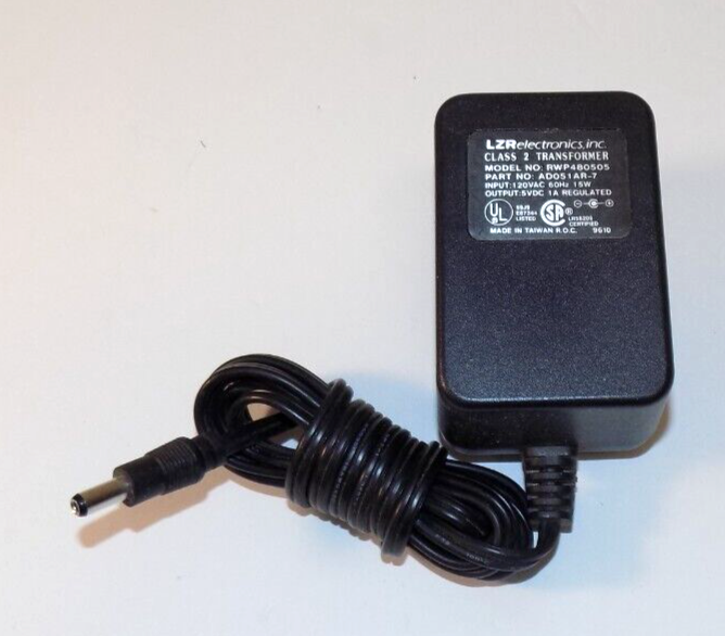 LZR RWP480505 AD051AR-7 External Zip Drive Power Supply 15W 120VAC 5VDC - $29.38
