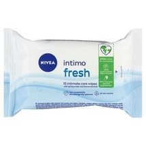 Nivea INTIMO Fresh 15 intimate care wipes pH skin neutral Made in EU FRE... - £7.11 GBP