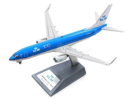 Jfox JF7378010 1/200 Klm Royal Dutch Airlines Boeing 737-8K2 Reg: PH-BXK 100TH L - £94.41 GBP