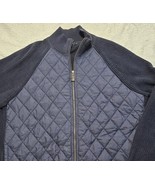 Daniel Cremieux Classics Diamond Quilted Knit Sweater Jacket Men&#39;s Full Zip - $37.49 CAD