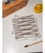 Handmade Crochet Cotton Washcloths Ombres - £4.74 GBP