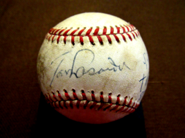 Tommy Tom Lasorda Steve Garvey Dodgers Hof Signed Auto Feeney Gu&#39;ed Baseball Jsa - £233.70 GBP