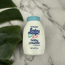 Baby Magic Powder Mennen Vintage Small Bottle 2 oz Talc Prop Travel - $21.71 CAD