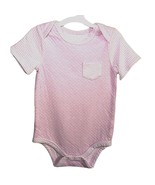 Cat and Jack   Baby Bodysuit   Pink &amp; White     Size  12 Month - £7.63 GBP