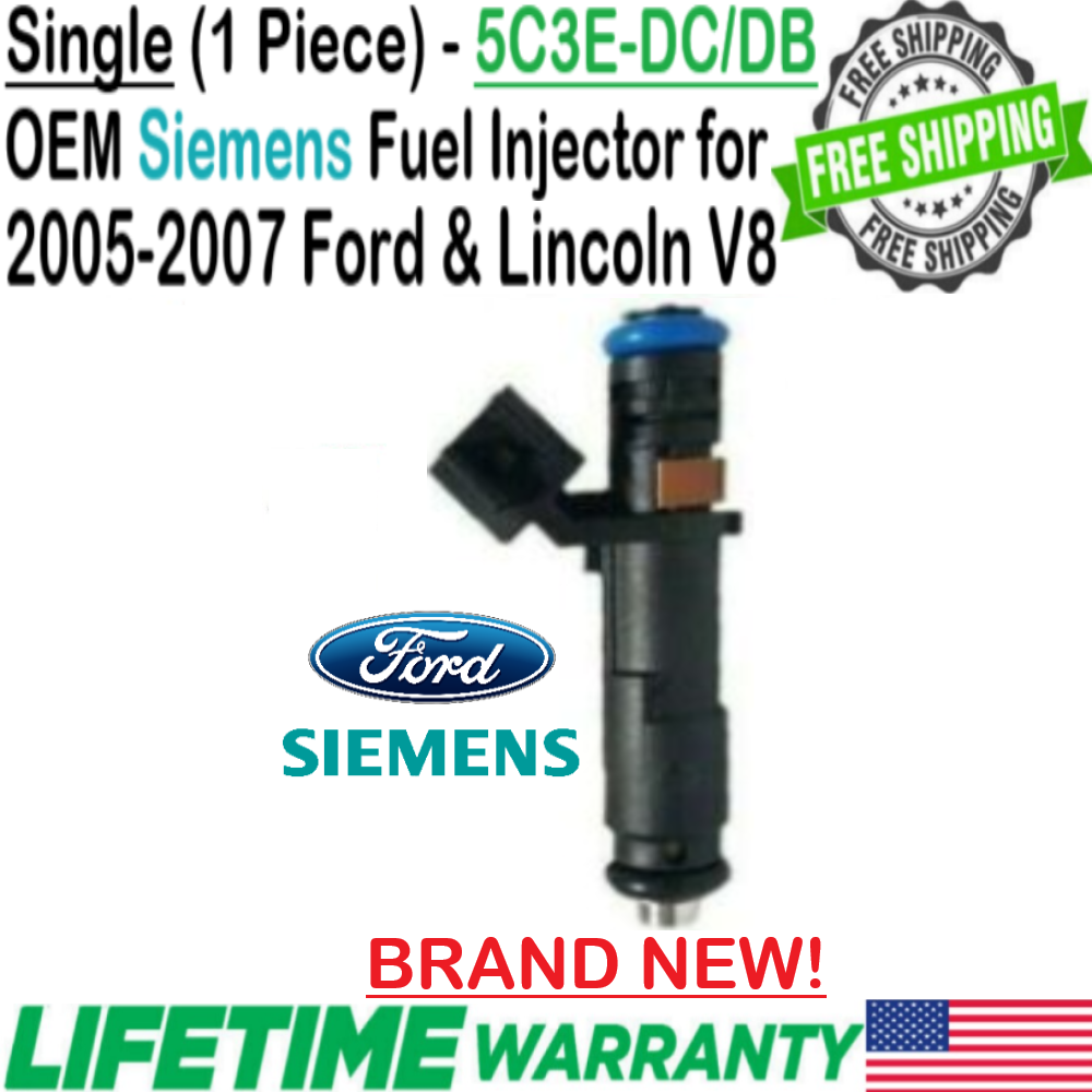 Primary image for BRAND NEW OEM Siemens x1 Fuel Injector for 2005, 2006 Lincoln Navigator 5.4L V8