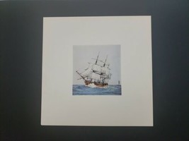 Uss Hancock, The Finest And Fastest Frigate In The World, Orig By George C Wales - £19.97 GBP