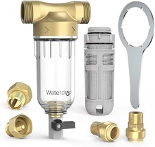 Waterdrop Spin Down Sediment Filter, Backwash Whole House Water Filter, ... - £56.95 GBP